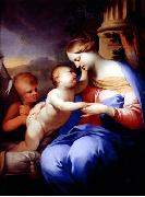 Lubin Baugin La Vierge, l'Enfant Jesus et saint Jean-Baptiste oil painting on canvas